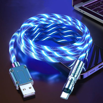 GlowLink - Fast Charging Cable with 540° Rotation and Illuminated Lights