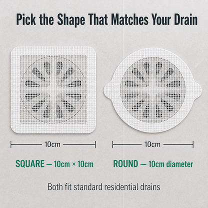 DrainGuard™ — Prevent Hair Buildup Before It Ruins Your Shower Drain