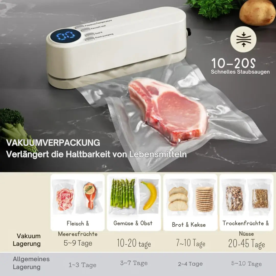 3-in-1 Mini Wireless Vacuum Sealer – Preserve Food Freshness & Beyond