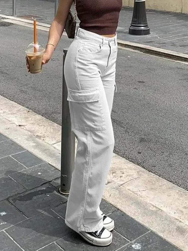 Eleni Cargo Pants with Adjustable Fit