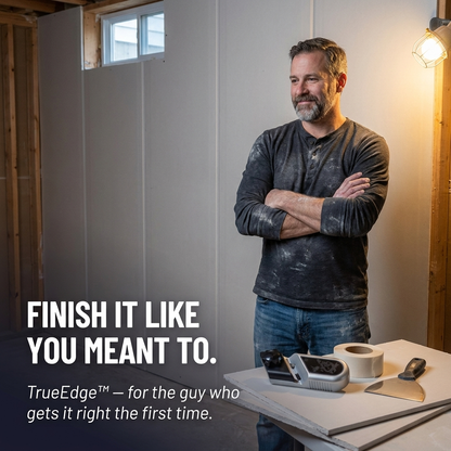 TrueEdge™ — Achieve Drywall Edges That Tape Flat with One Smooth Stroke