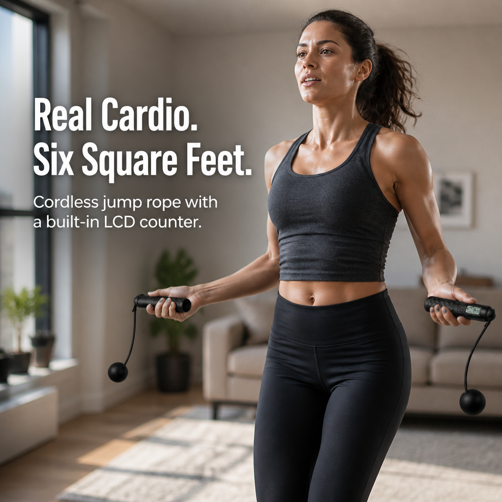 PulseRope™ — Experience True Jump-Rope Cardio Without Smacking Your Shins