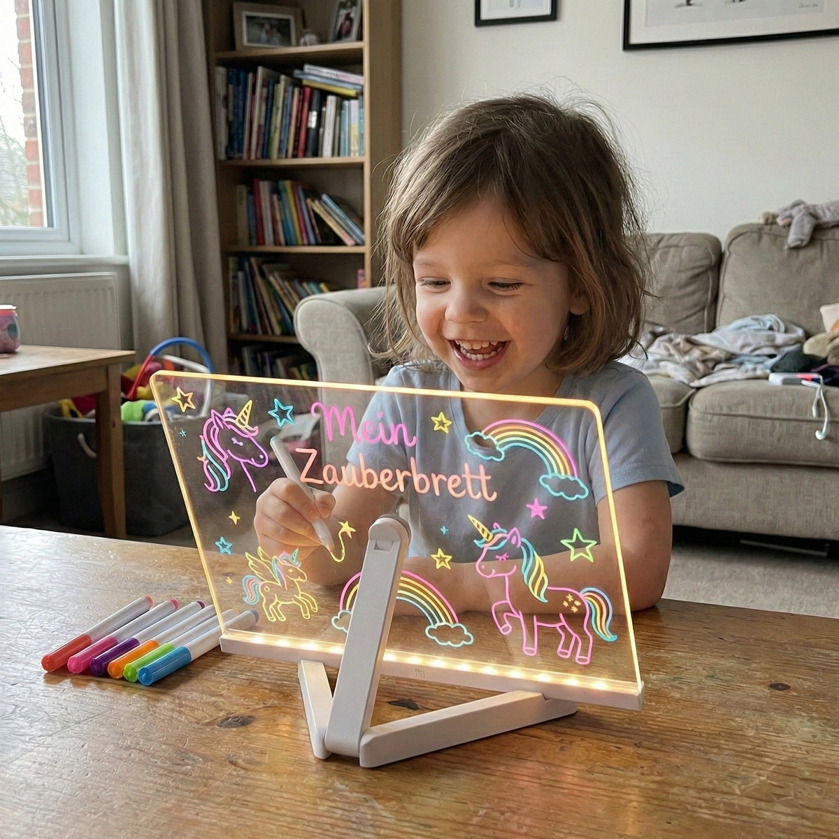 NovaBeam™ LED Art Board — Ignite Your Child’s Imagination with Brilliant, Glowing Masterpieces