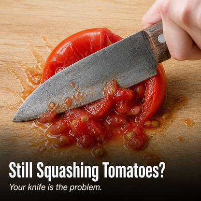 BladeCraft™ — Sharpen Knives to Slice Through Tomatoes Like New Again