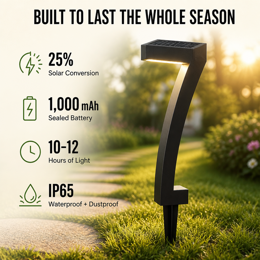 LuminaGlow™ — Illuminate Your Way With Artistic Solar Radiance Till Dawn