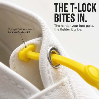 GlideLinx™ — Step Into Instant Freedom Without Ever Tying Again