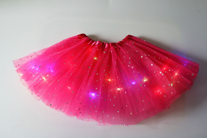 GlintWhirl™ LED Tutu Skirt — Light Up Every Step with Featherlight Comfort and Unstoppable Sparkle