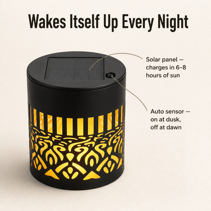 LumiMyst™ — Project Hand-Cut Mandala Lights onto Your Patio Walls Every Night