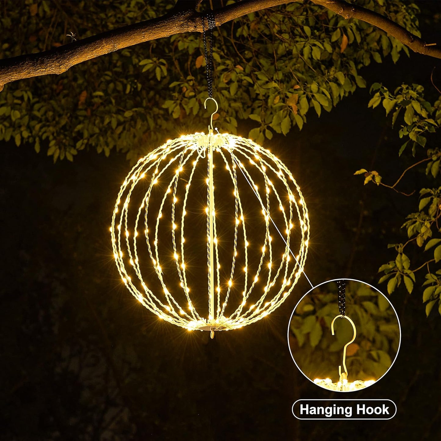 LumoGlow — Warm White LED Light Balls for Indoor & Outdoor Use
