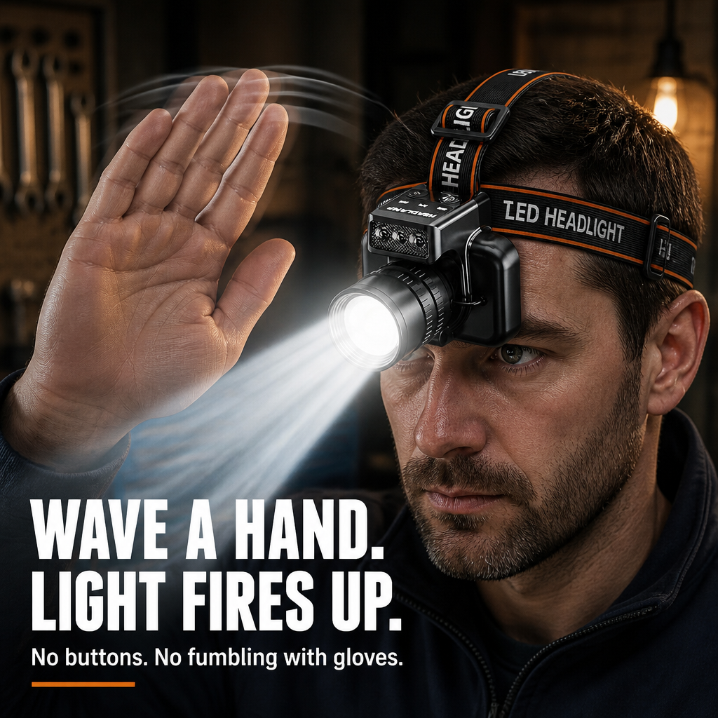 BlazeBeam™ — Illuminate 500 Meters With Just One Hand Wave