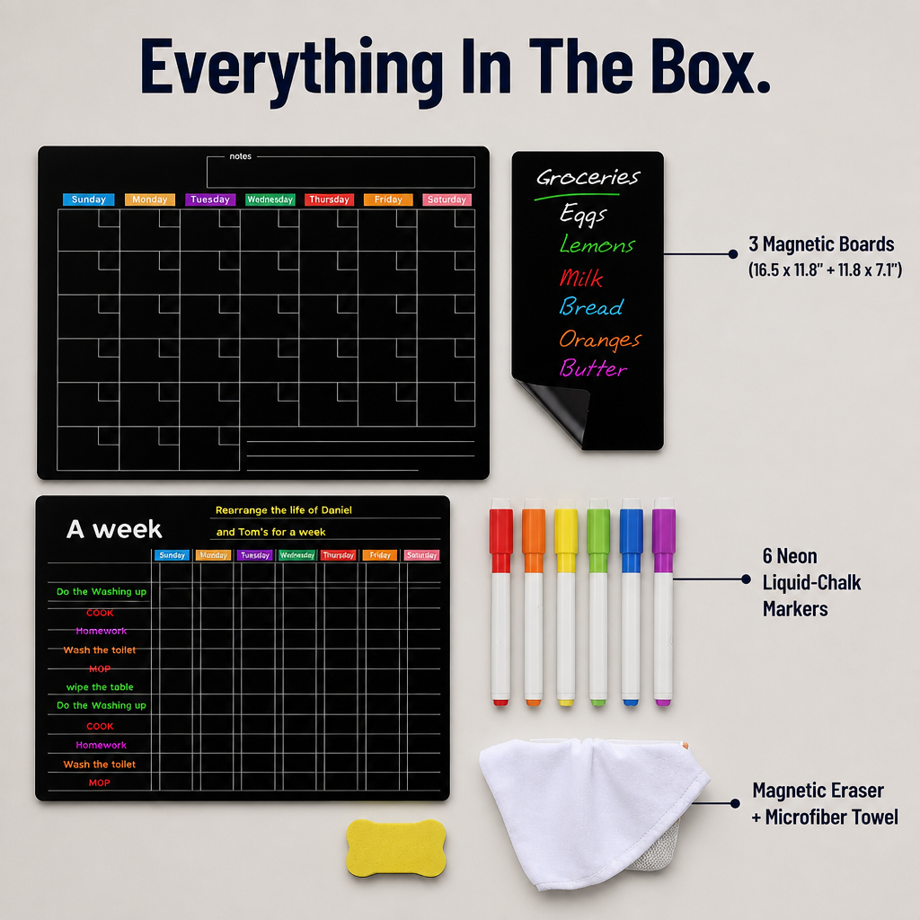 VibratoPlan™ — Track Every Practice, Pickup & Pool Party On The Fridge