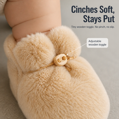 TinyTreadz™ — Snuggle Tiny Toes in Plush Booties That Truly Stay Put