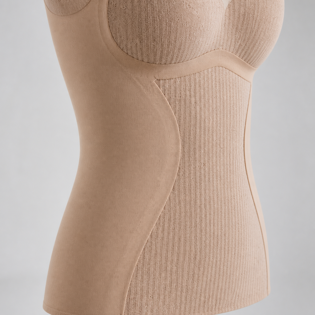 VeloFlex™ – Seamless Thermal Shaping Camisole with Integrated Lace Bra