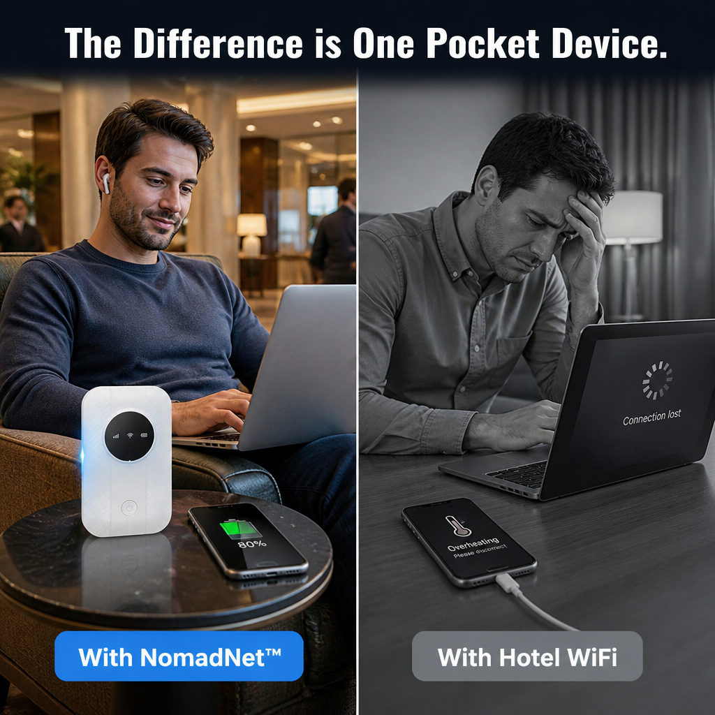NomadNet™ — Manage Your Own 300Mbps WiFi at Hotels, Cafés & Airports