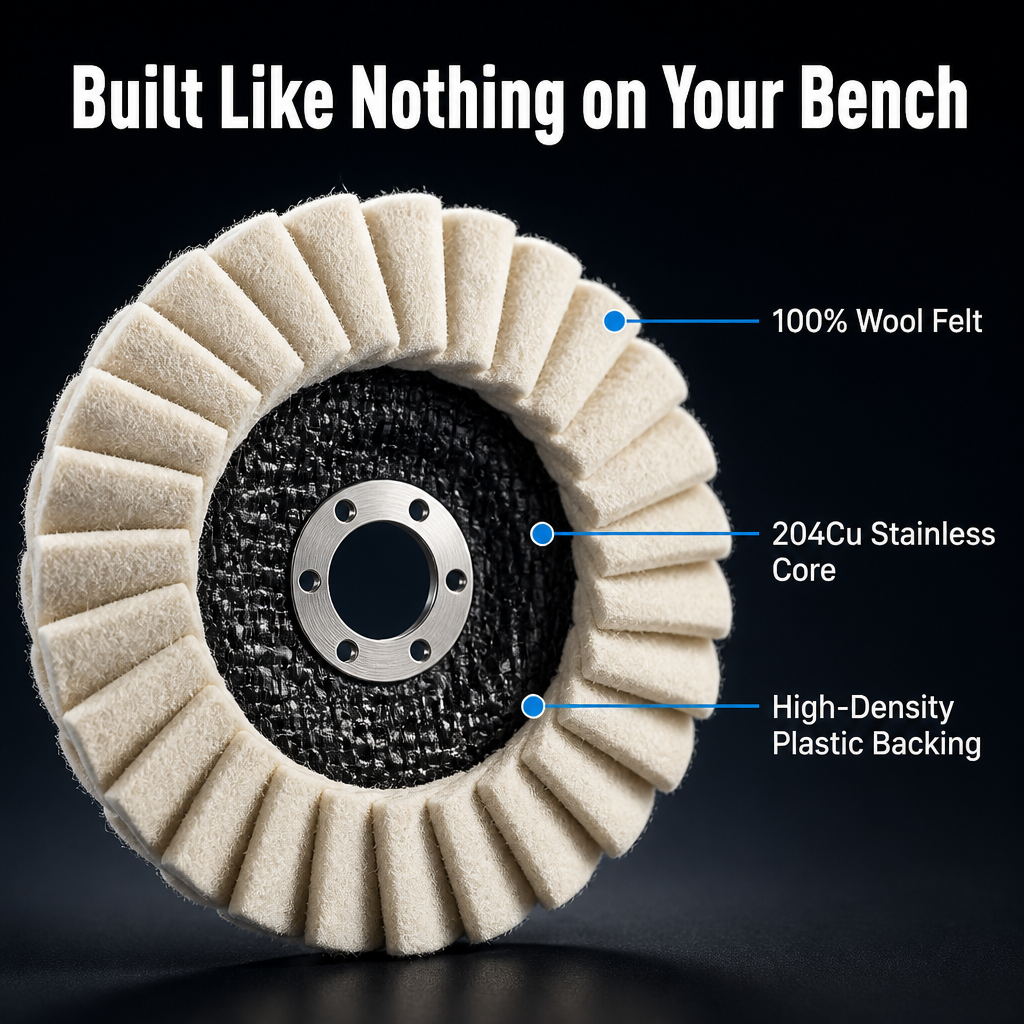 MirrorFelt™ — Bring Rust, Marble & Auto Parts Back to 100GU Mirror Shine | 3 for 2 Inside