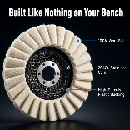 MirrorFelt™ — Bring Rust, Marble & Auto Parts Back to 100GU Mirror Shine | 3 for 2 Inside