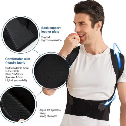 Adjustable posture corrector – Improves your posture and alleviates back pain
