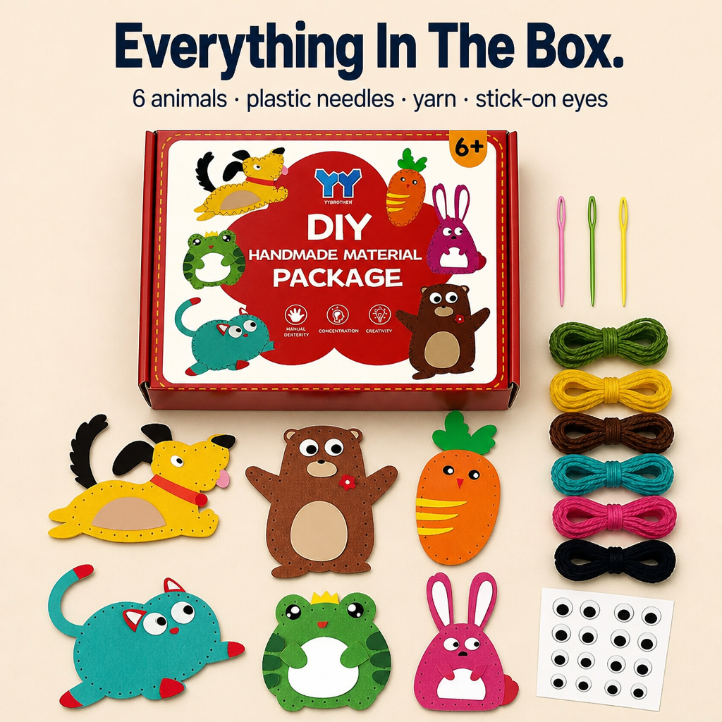 WhizKidz StitchCraft™ — Swap Screen Fights for Calm, Engaged Crafting That Endures