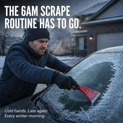 FrostSwift™ — Effortlessly Clear Ice-Covered Windshields in Minutes Without Scraping