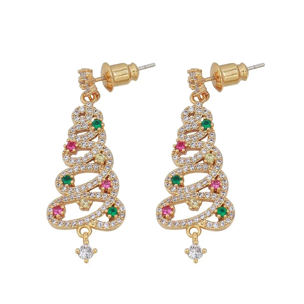 GlintRise™ Holiday Earrings — Shine Effortlessly All Night and Create Memories That Last