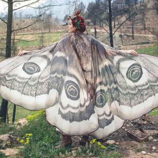 Mystical Cape with Moth Wings