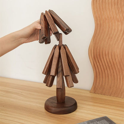 Premium Walnut Wood Mat