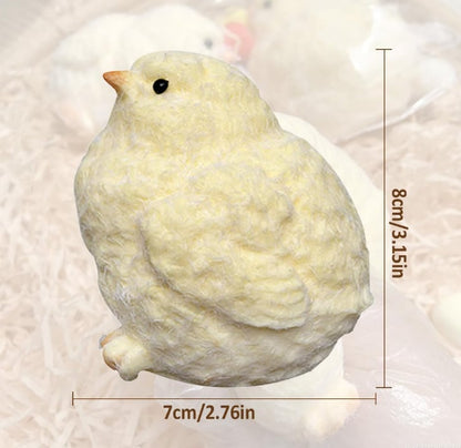 Handcrafted Ultra Soft Furry Chick Plush Toy