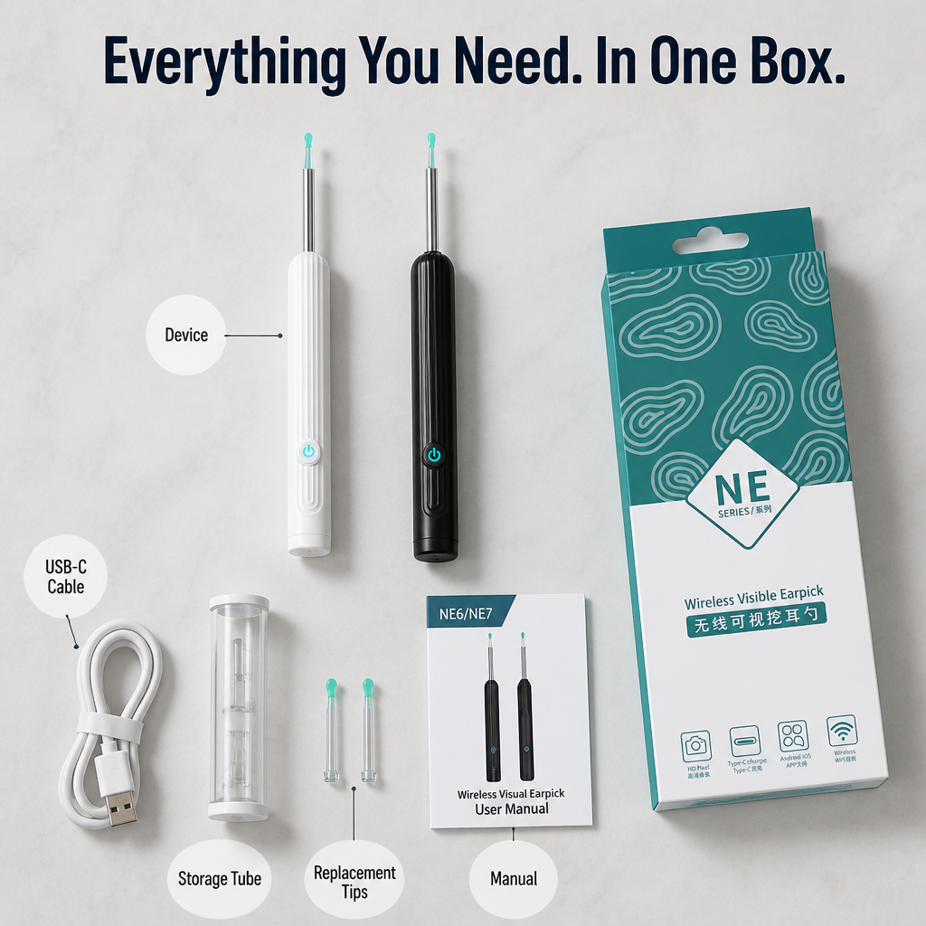 ClearWave™ — Look Inside Your Ear and Remove Wax Without Pushing It Further
