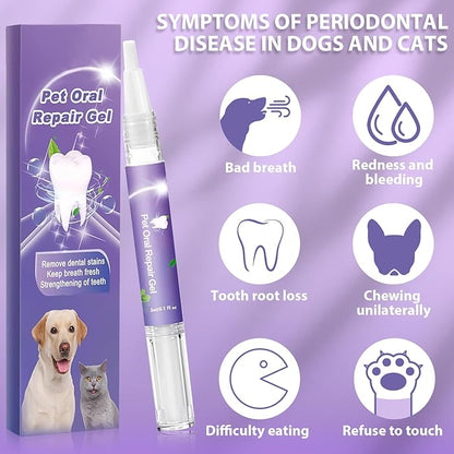 PuraPaws™ Oral Gel — Melt Away Tartar and Unleash Irresistibly Fresh, Pain-Free Pet Smiles