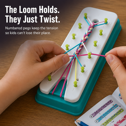TwistCraze™ — Weave Genuine Friendship Bracelets Fast, No Knots or Tears
