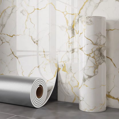 Self-adhesive decorative foil – waterproof, heatproof & chic upgrade for any interior