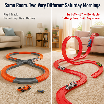 TurboTwist™ — Curve, Spin & Zoom Anywhere with No Batteries Needed