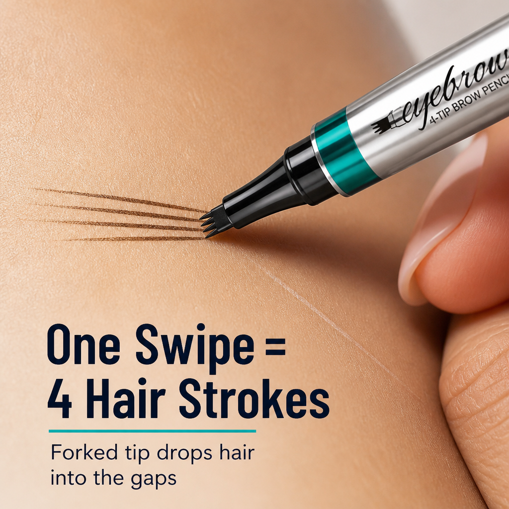 SilkStroke™ Precision Brow Pen — Instantly Create Lush, Natural Brows That Command Attention