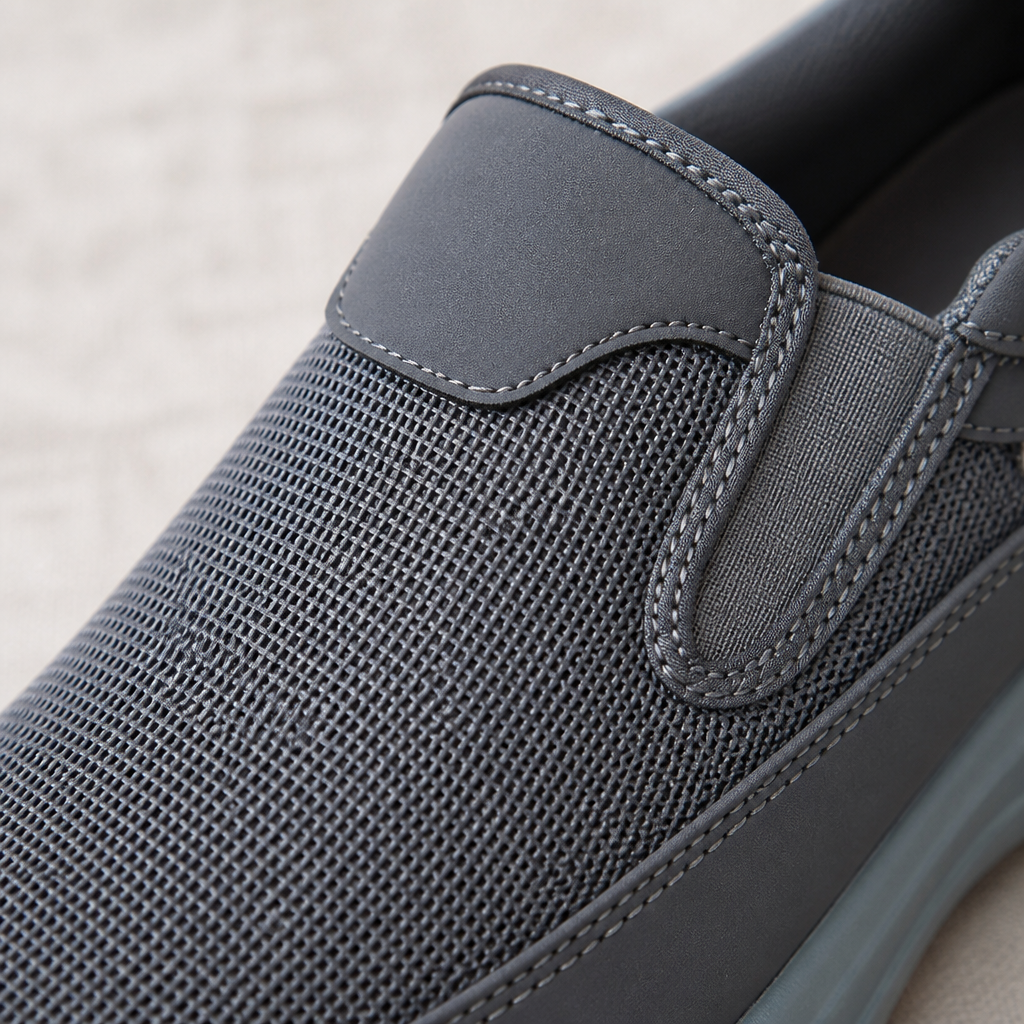 StrideEase™ – Padded Slip-On Walkers with Airy Mesh Upper