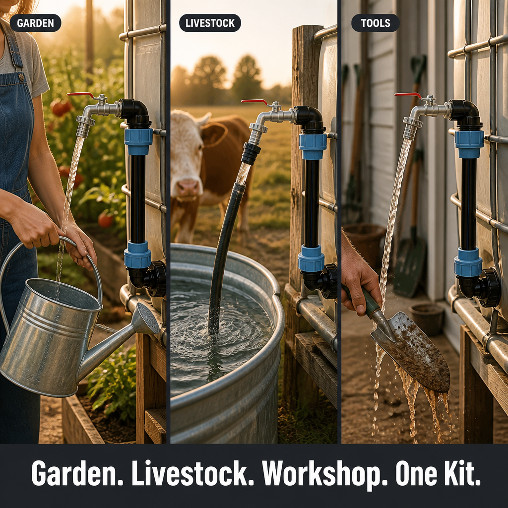 HydroMaster™ — Swap Your Cracked IBC Tap and Stop the Leaks Permanently