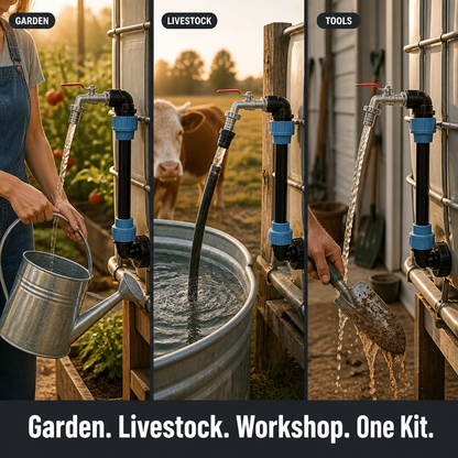 HydroMaster™ — Swap Your Cracked IBC Tap and Stop the Leaks Permanently