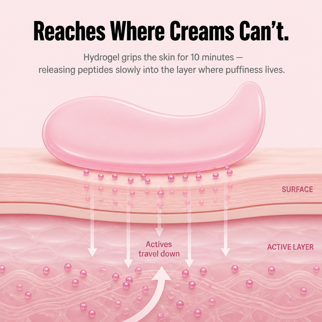 Luminevea™ — Reduce Puffy Eyes in 10 Minutes Using 4-Peptide Hydrogel Patches