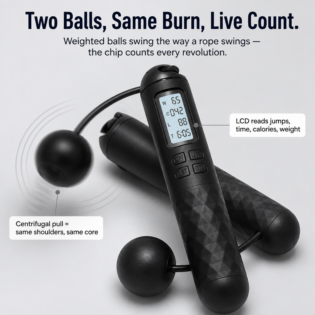 PulseRope™ — Experience True Jump-Rope Cardio Without Smacking Your Shins