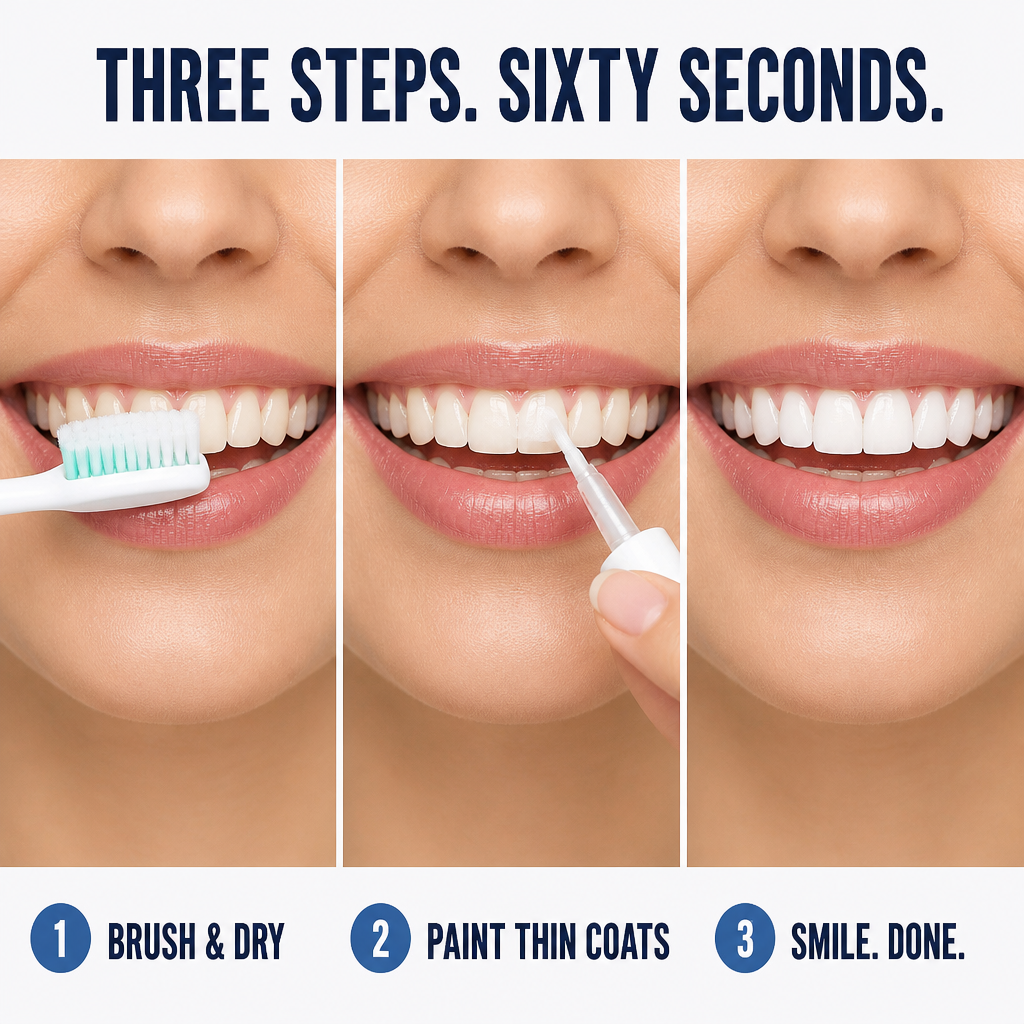 LumiPearl™ — Paint On Instant, Pain-Free Brilliance for a Smile That Dazzles Every Time