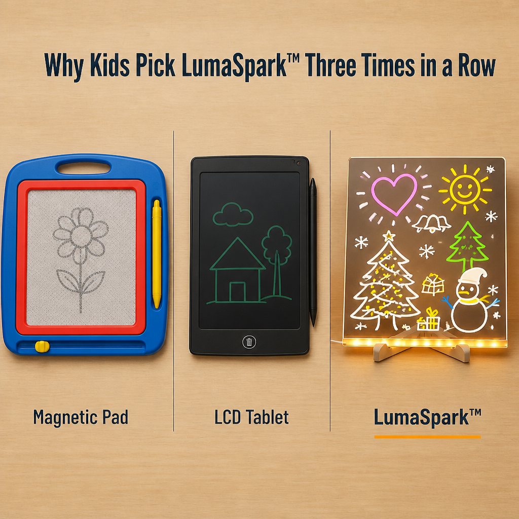 LumaSpark™ — Illuminate Their Creations and Take Them Off the Screen