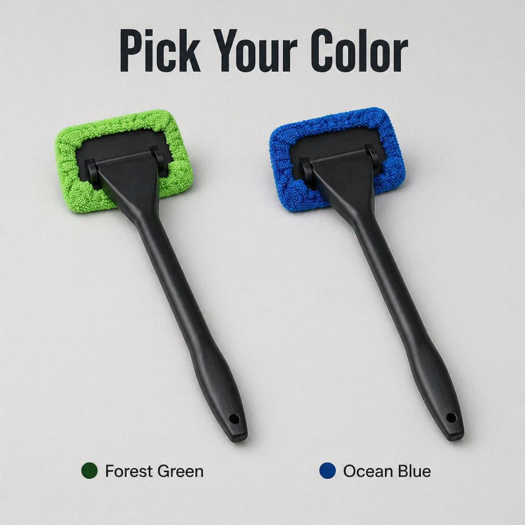 PrismaShine™ — Erase Foggy Windshields Streak-Free Without Leaving Your Seat