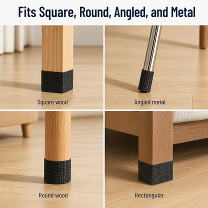 FlexGuard™ — Quiet Squeaky Chair Legs and Prevent Floor Marks in 60 Seconds | Cut-to-Fit Wrap