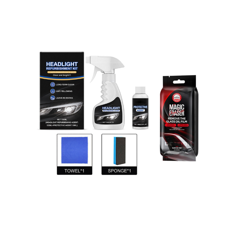 LumiGlare™ — Transform Dull Headlights into Crystal-Clear Beams for Confident, Safe Night Drives