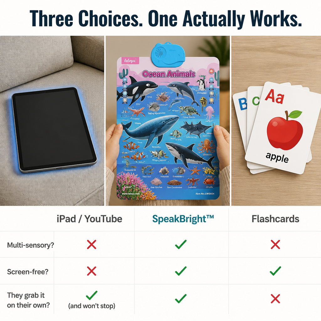SpeakBright™ — Swap Screen-Time Struggles for Genuine English Words in Just One Week