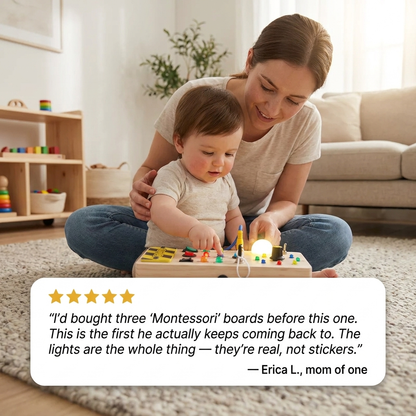 BrillioPlay™ — Let Little Hands Control Real Switches, Lights and Music to Learn