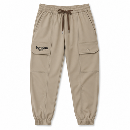 FitEase™ – Slim Cargo Joggers with Stretch Drawstring Waist