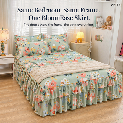 BloomEase™ — Dress Your Bed in Artistic Blooms from Sheet to Floor