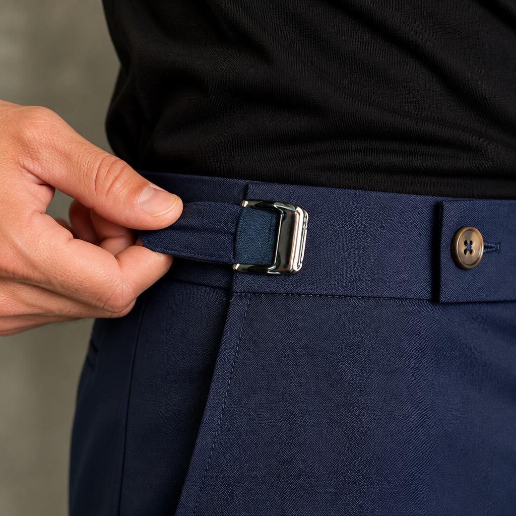 FlexiForm™ – Slim Stretch Pants with Side Buckle Adjustability