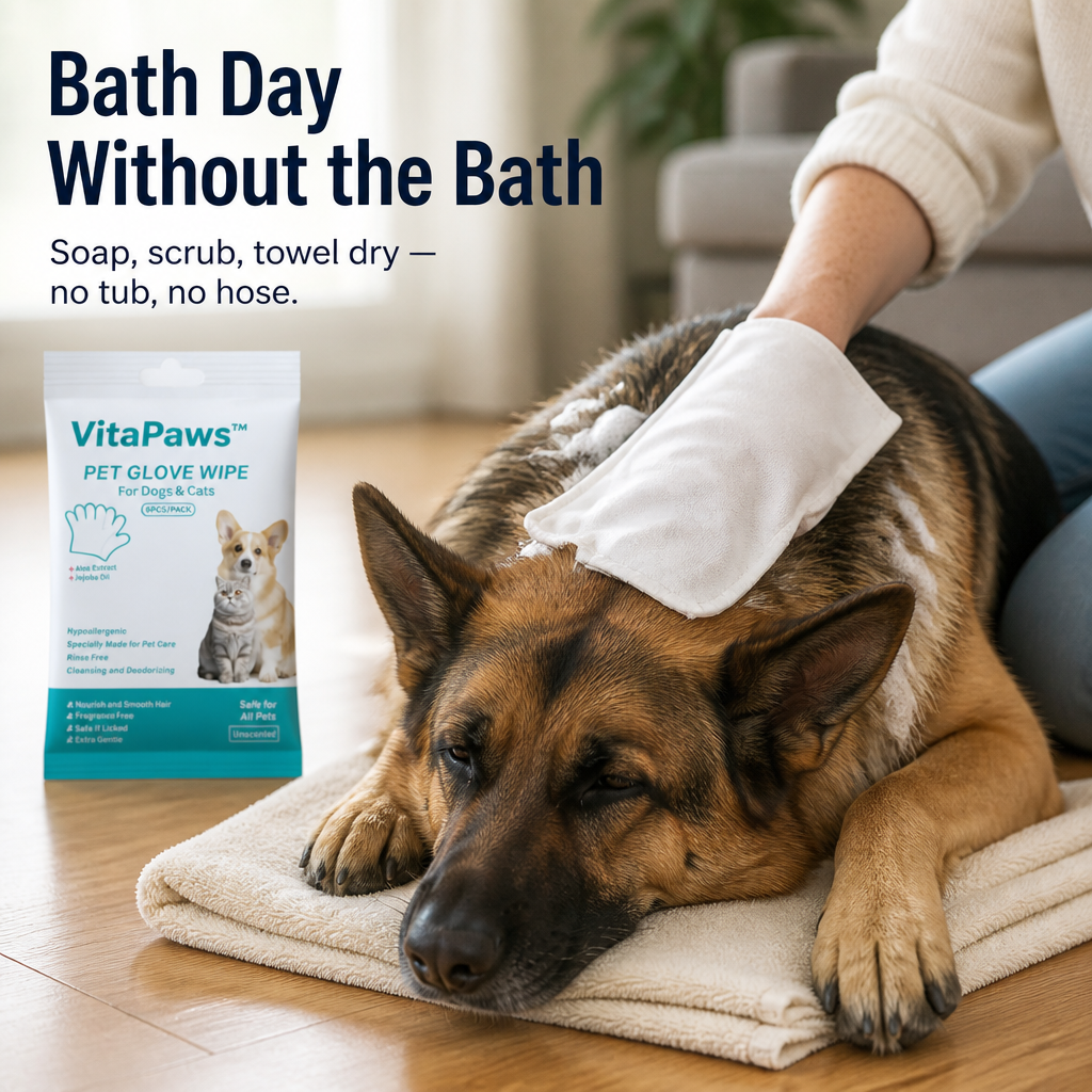 VitaPaws™ — Clean Your Dog Without the Tub, the Hose, or the Tears