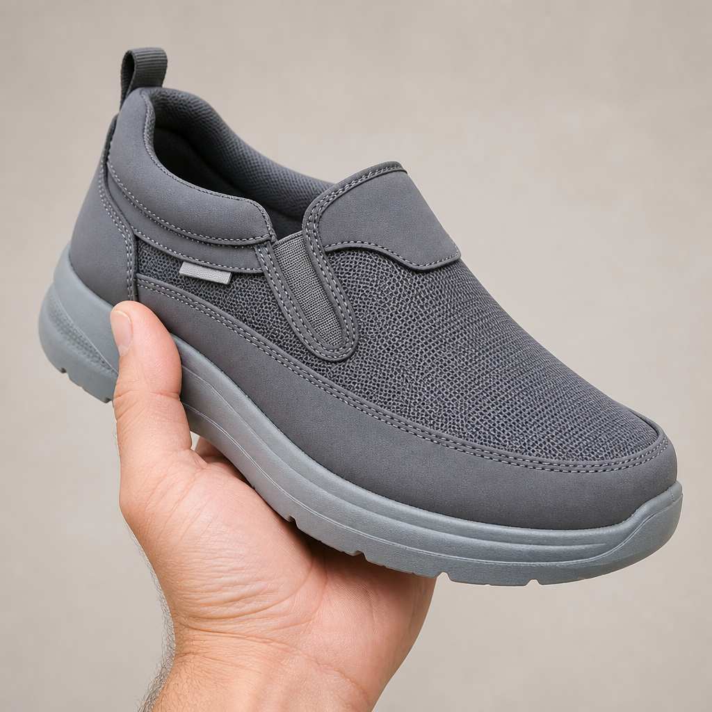StrideEase™ – Padded Slip-On Walkers with Airy Mesh Upper